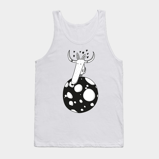 Moon Tank Top by coclodesign